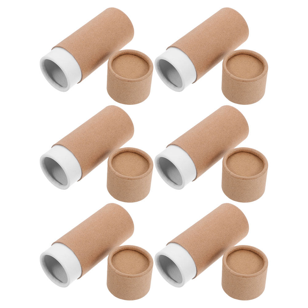 Kraft Paper Box - 6 stuks stijlvolle etherische olieflesdoos kraftpapier