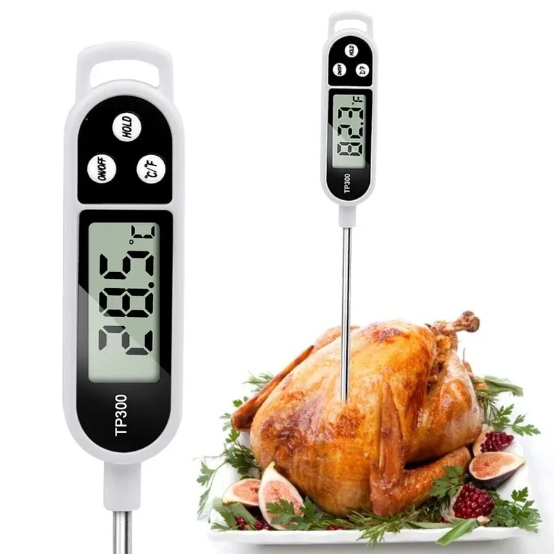 Digital Thermometer Probe - Roestvrijstalen sonde Koken van voedsel, barbecuefornuis,