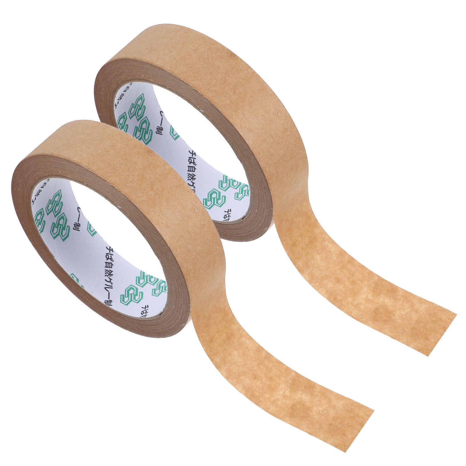 Kraft Paper Box - 2 Rollen Beschrijfbare Kraftpapier Tape, Heavy
