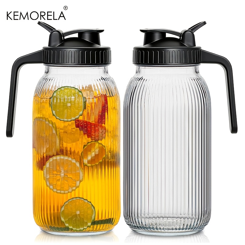 Pour Spout Pitcher - 2 stuks glazen mason jar kan
