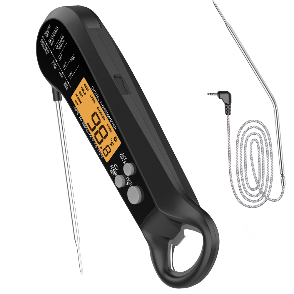Digital Thermometer Probe - Lange kabel professionele digitale waterdichte vleesthermometer