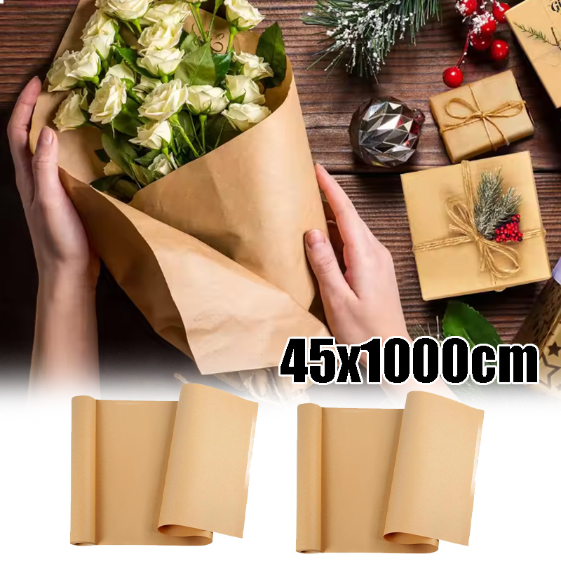 Kraft Paper Box - Eco Kraft Maskeringspapierrol Biologisch afbreekbaar kussenmateriaal