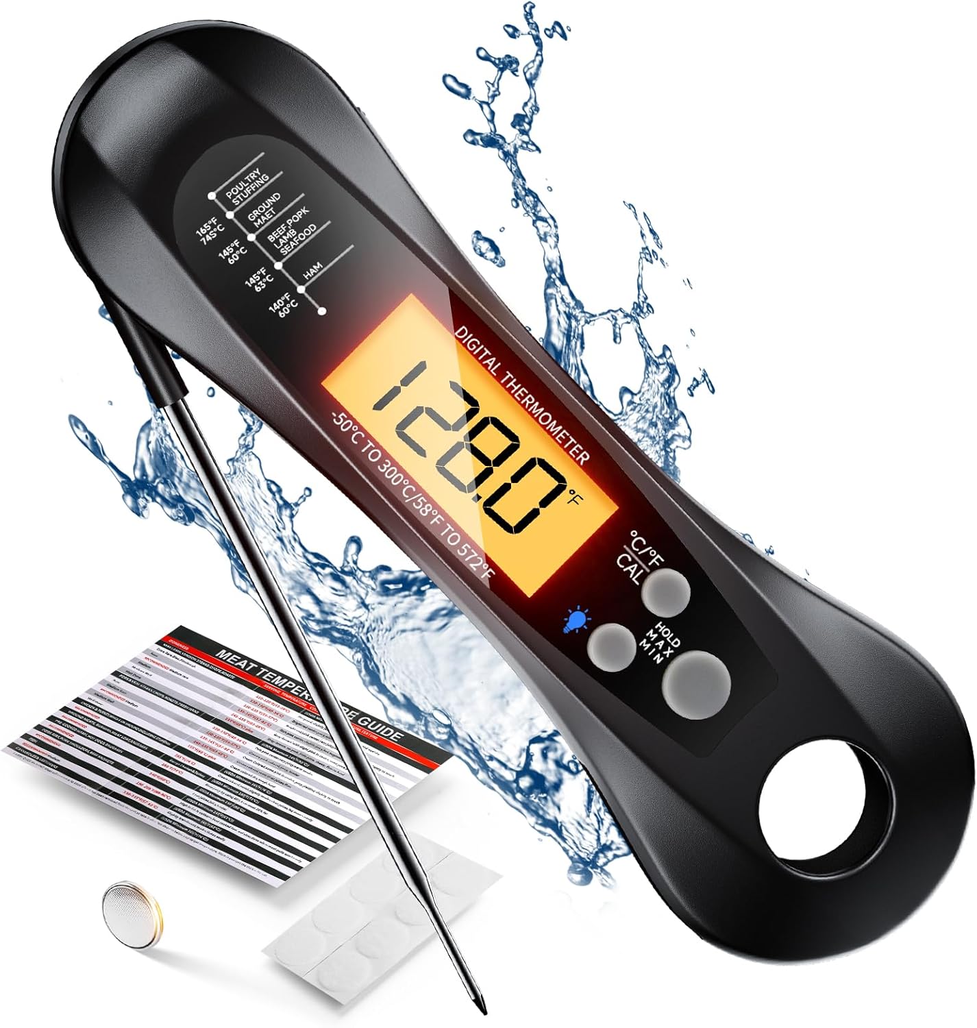 Digitale vleesthermometer wate - Digital Thermometer Probe recensie en prijs