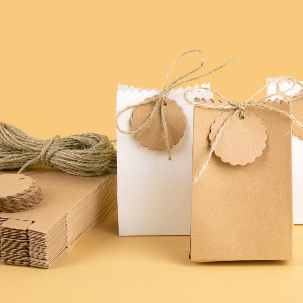Multifunctionele retro kraftpa - Kraft Paper Box recensie en prijs