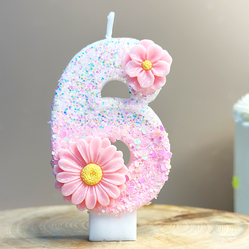 Creatieve roze bloem verjaarda - Candle Supplies Amazon recensie en prijs