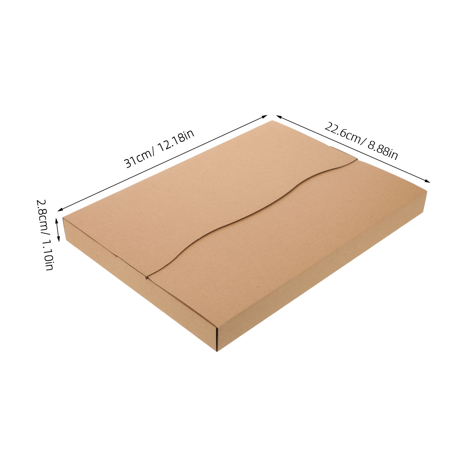 20 stuks kraftpapier verzenddo - Kraft Paper Box recensie en prijs