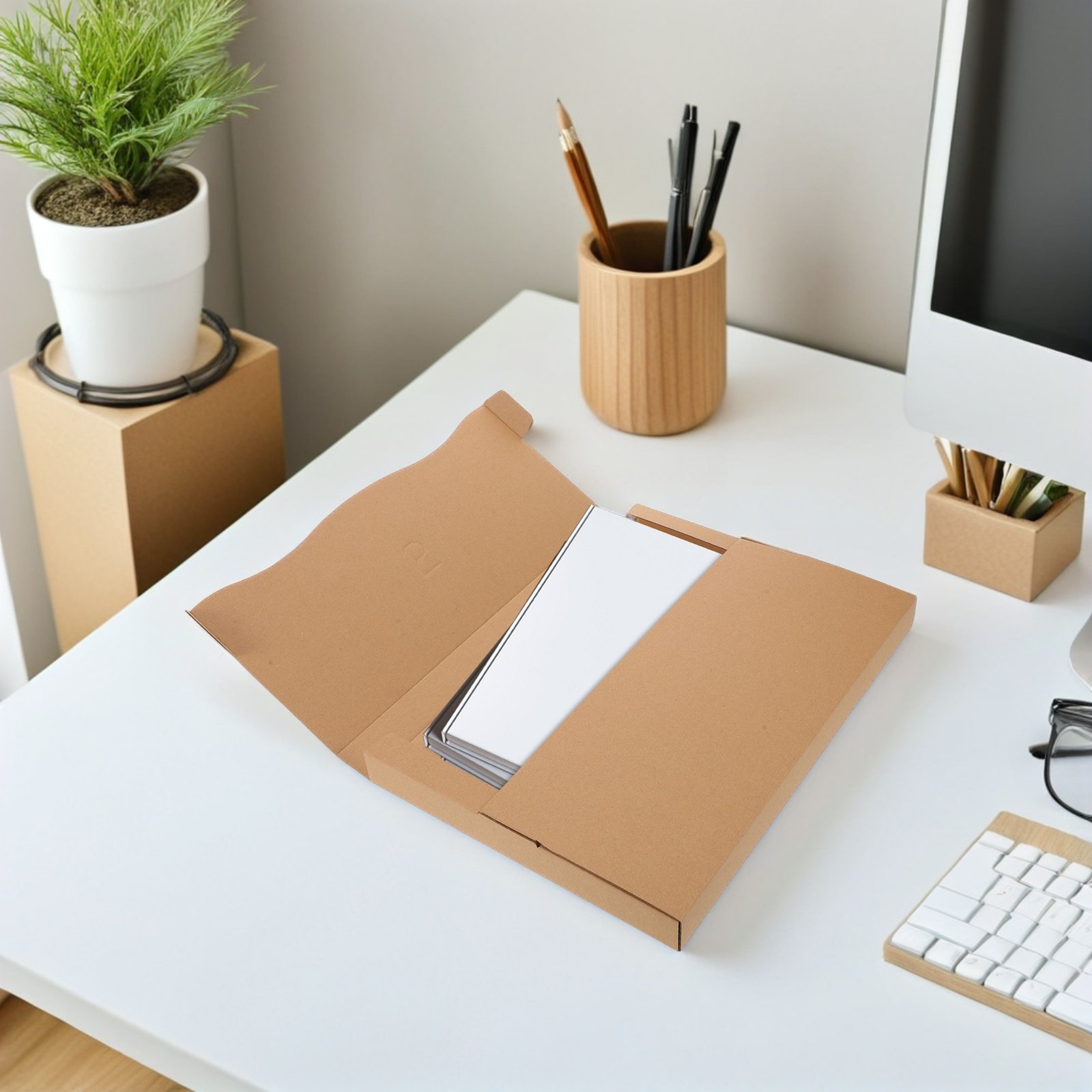 20 stuks kraftpapier verzenddo - Kraft Paper Box recensie en prijs