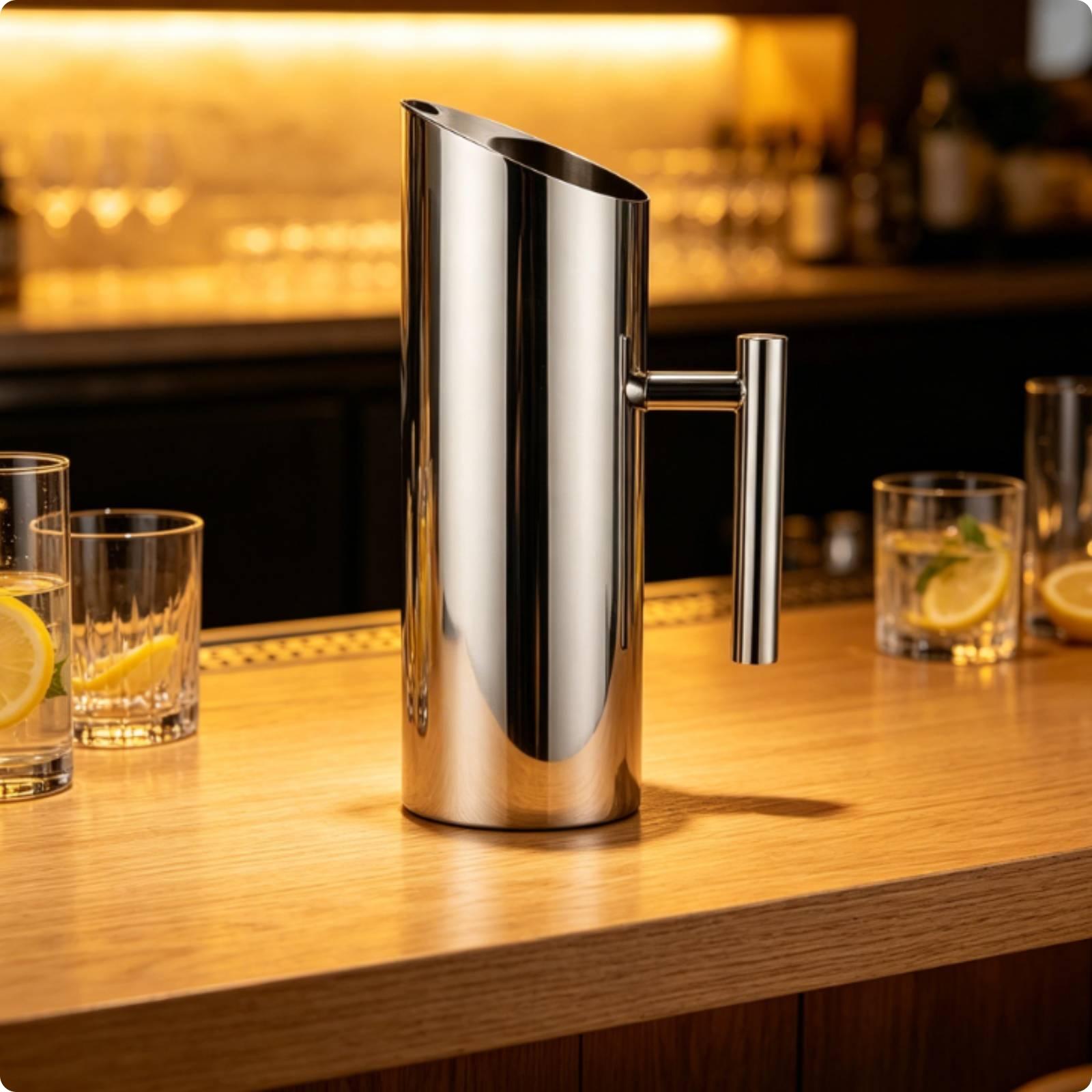 Waterkan met giettuit RVS kan  - Pour Spout Pitcher recensie en prijs