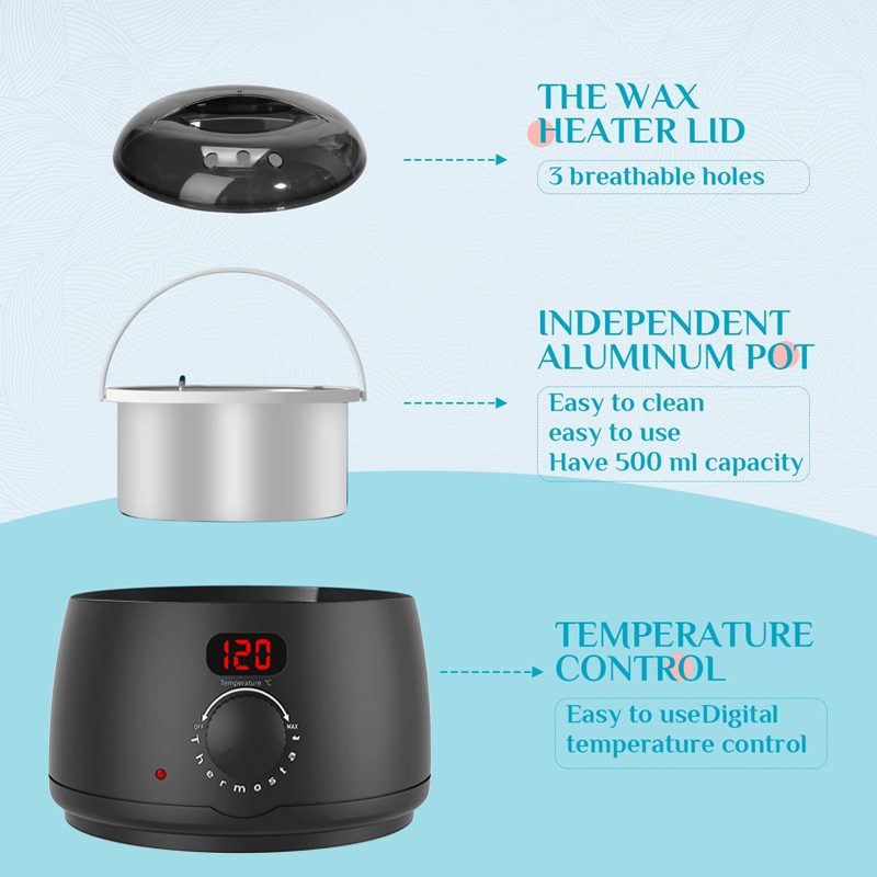 2026 Nieuwe 500ml Waxverwarmer - Wax Melting Pot recensie en prijs