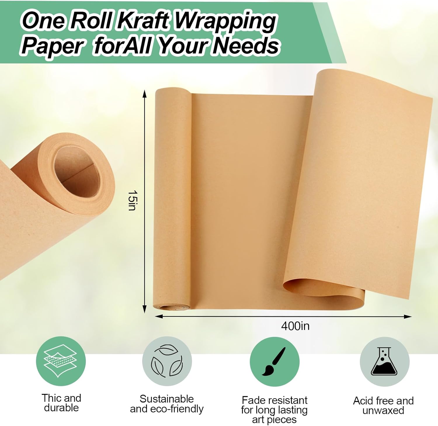 Eco Kraft Maskeringspapierrol  - Kraft Paper Box recensie en prijs